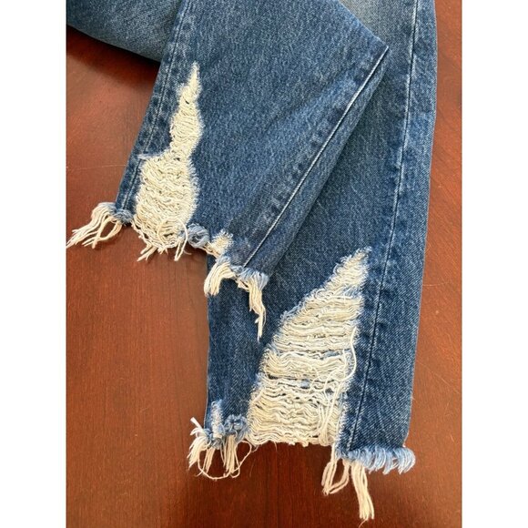 3x1 Higher Ground High-Rise Boyfriend Cropped Jeans Denim Size 24 - Picture 12 of 13